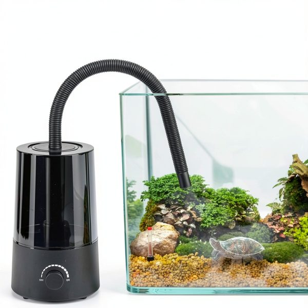 JZNCHP Reptile Humidifier Dual Zone Evaporative Black-2