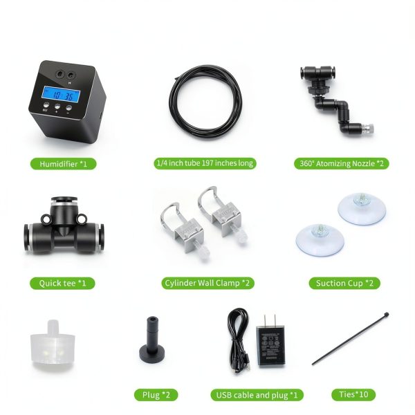 RUNWUSHENG Reptile Fogger High Density Spray Intelligent-6