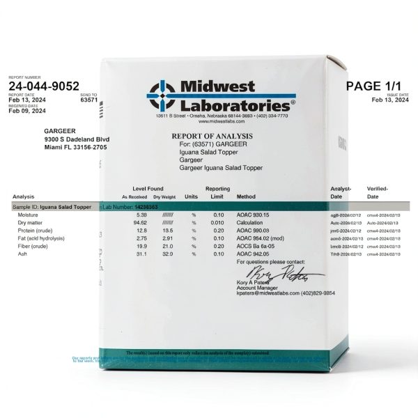 Gesy Designs Reptile Food Topper Nutrition Supplement for-4