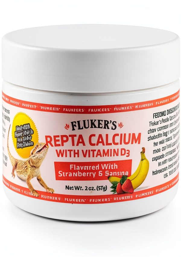 Flukers Reptile Calcium Supplement with D3 Vitamins-0