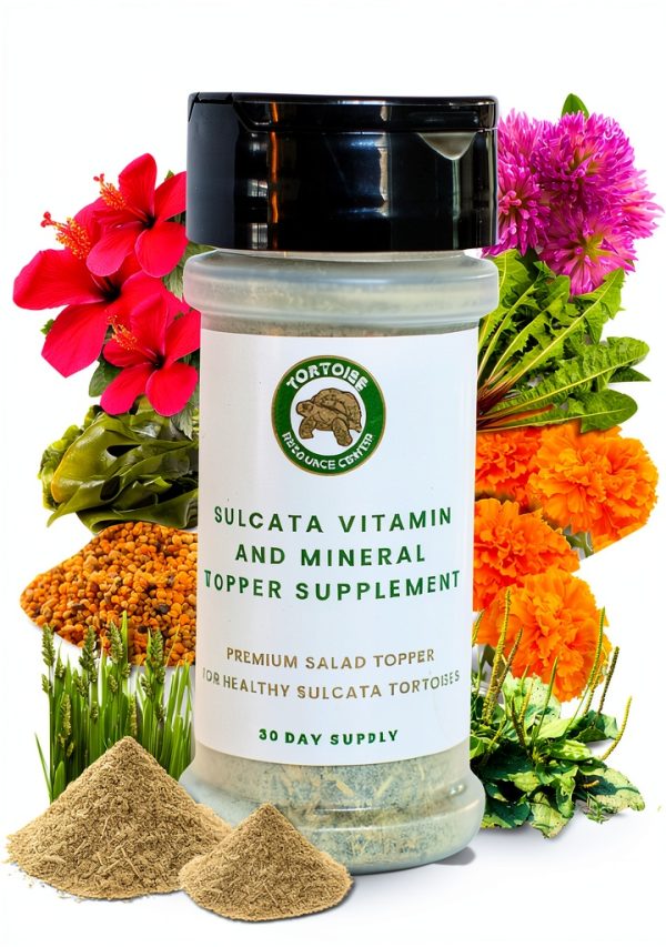 Sulcata Tortoise Food Supplement Vitamins Minerals Diet-0