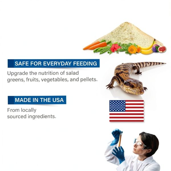 Gesy Designs Reptile Food Topper Nutrition Supplement for-5