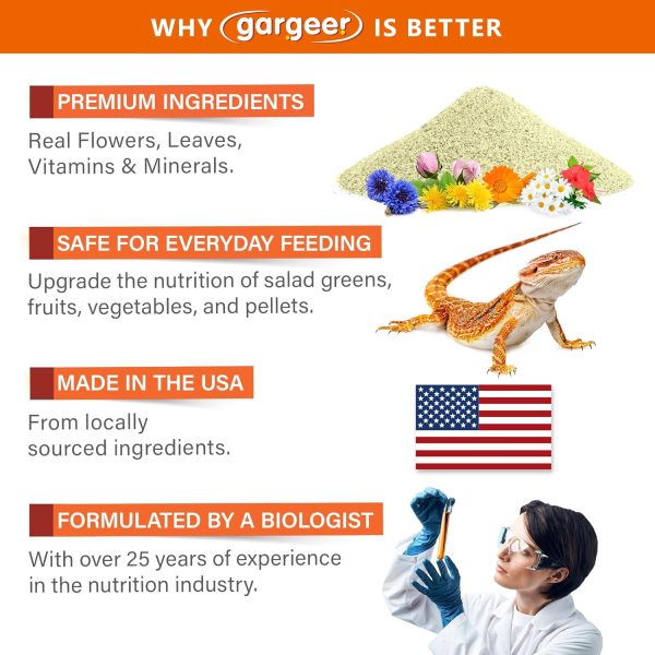 Gesy Designs Reptile Salad Topper Nutrition Supplement Pet-5