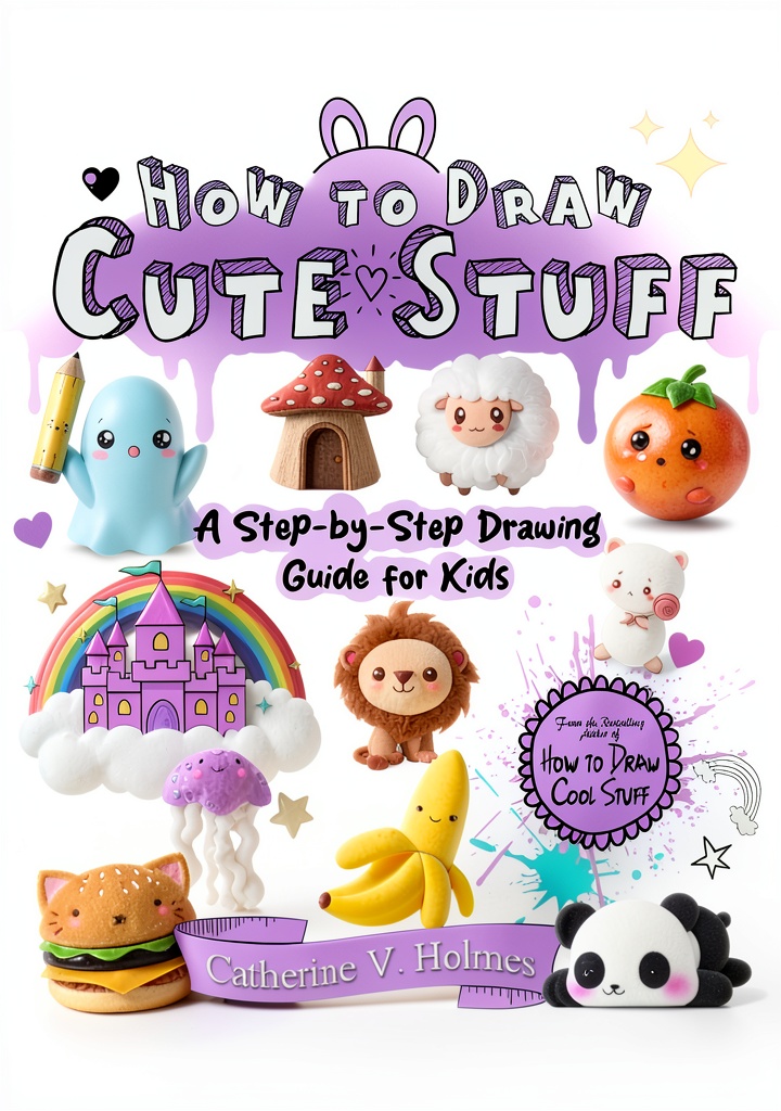 Children using How to Draw Cool Stuff book on Kindle device