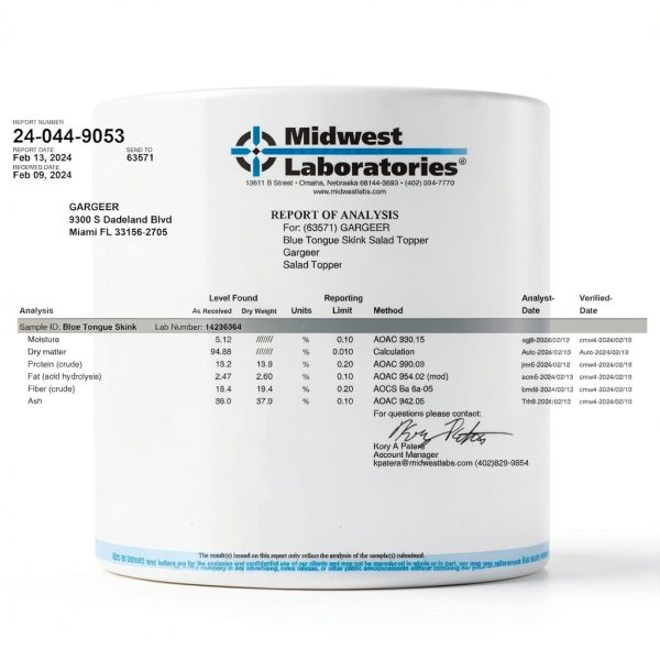 Gesy Designs Reptile Food Topper Nutrition Supplement for-4