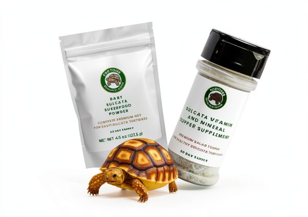 Sulcata Tortoise Food Supplement Vitamins Minerals Diet-8