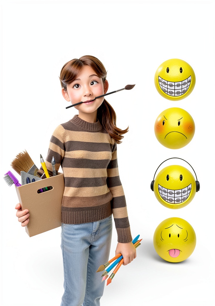 Graphix children's cartooning book open on a tablet showing colorful illustrations