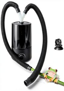 JZNCHP Reptile Humidifier Dual Zone Evaporative Black-0