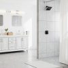 KANDENT Brass Shower Trim Kit Matte Black-6