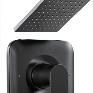 KANDENT Brass Shower Trim Kit Matte Black-0