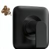 KANDENT Brass Shower Trim Kit Matte Black-3