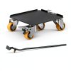KYX Furniture Dolly, Furniture Movers with 5 Wheels,Carbon Steel Panel Heavy Duty Dolly, Furniture Lifter with 360° Rotatable Silent Rubber Universal Wheels, Max Load 4000LBS(6.9x6.9 in)-5