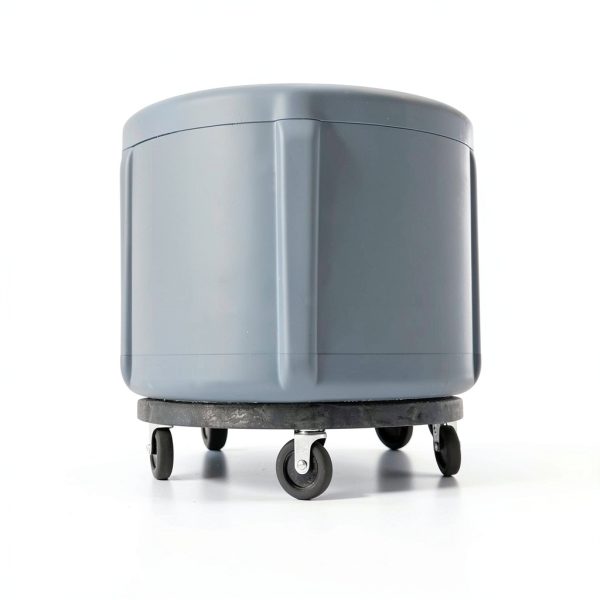 Rubbermaid Commercial Products BRUTE Dolly Black Fits 20 gallon, 32 gallon, 44 gallon, and 55 gallon BRUTE Containers, for Restaurants/Back of House/Offices/Warehouses/Airports/Commercial Environments-5