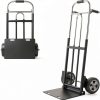 Folding Hand Truck Dolly IRONPOW 600lb Solid Wheels Foldable Design-0
