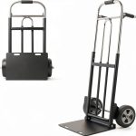Folding Hand Truck Dolly IRONPOW 600lb Solid Wheels Foldable Design-0