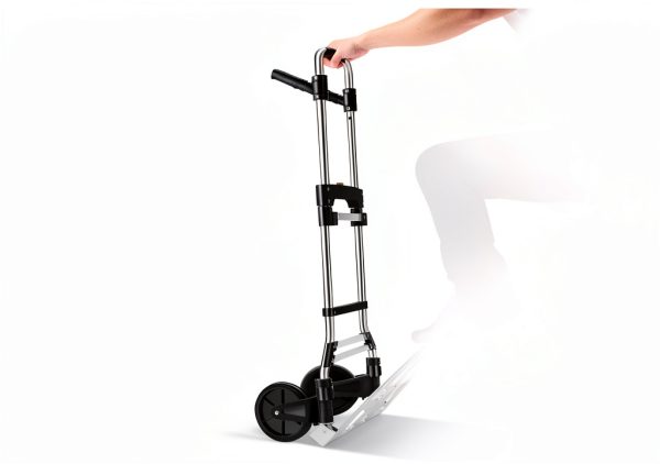 330 LB Capacity Folding Hand Truck Dolly Cart COLORFULHOPE Aluminum-5