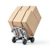 Utility Luggage Cart 270lb KEDSUM Aluminum Hand Truck 4 Tank Wheels-1