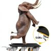 KYX Furniture Dolly, Furniture Movers with 5 Wheels,Carbon Steel Panel Heavy Duty Dolly, Furniture Lifter with 360° Rotatable Silent Rubber Universal Wheels, Max Load 4000LBS(6.9x6.9 in)-1