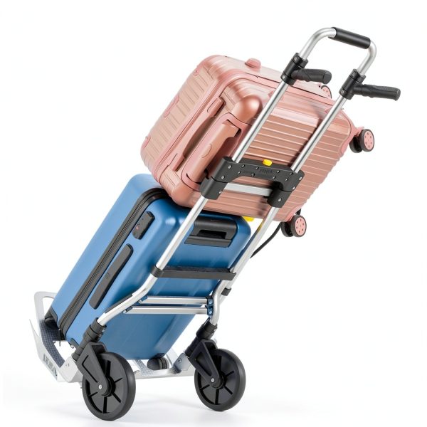 330 LB Capacity Folding Hand Truck Dolly Cart COLORFULHOPE Aluminum-6