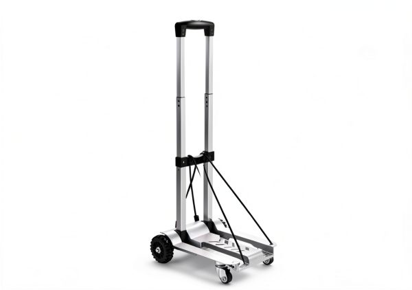 Utility Luggage Cart 270lb KEDSUM Aluminum Hand Truck 4 Tank Wheels-5