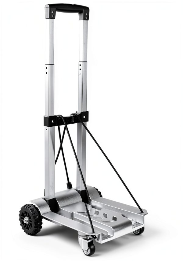 Utility Luggage Cart 270lb KEDSUM Aluminum Hand Truck 4 Tank Wheels-0