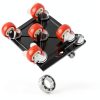 Furniture Dolly Set 5 Wheels Heavy Duty, Furniture Movers with Silent Rubber Wheels, 360° Rotation with Brake, 1400Lbs Load Capacity, Furniture Lifter for Easy Moving Large Furniture.-1