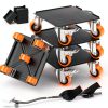 2000 lb Capacity Heavy Duty Furniture Movers with Wheels by VALTAVO-0