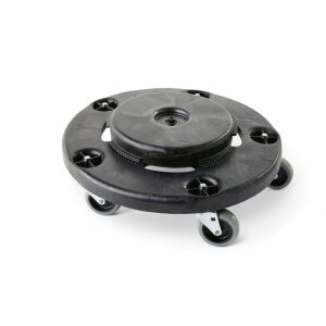 Rubbermaid Commercial Products BRUTE Dolly Black Fits 20 gallon, 32 gallon, 44 gallon, and 55 gallon BRUTE Containers, for Restaurants/Back of House/Offices/Warehouses/Airports/Commercial Environments-0