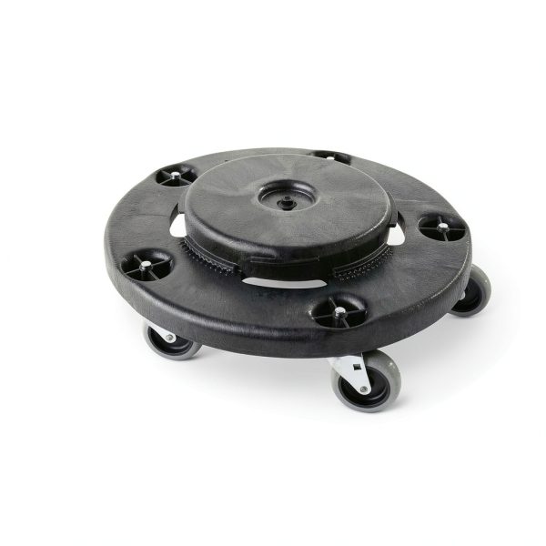 Rubbermaid Commercial Products BRUTE Dolly Black Fits 20 gallon, 32 gallon, 44 gallon, and 55 gallon BRUTE Containers, for Restaurants/Back of House/Offices/Warehouses/Airports/Commercial Environments-0