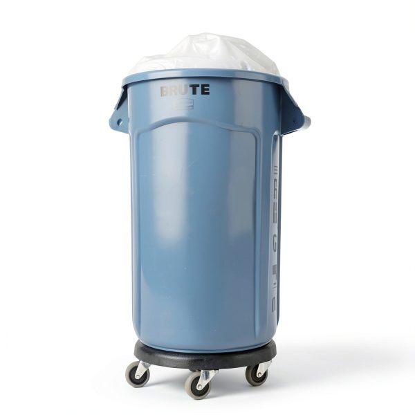 Rubbermaid Commercial Products BRUTE Dolly Black Fits 20 gallon, 32 gallon, 44 gallon, and 55 gallon BRUTE Containers, for Restaurants/Back of House/Offices/Warehouses/Airports/Commercial Environments-6