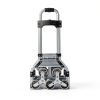 Stair Climbing Cart, 220 LBS Aluminum Stair Climber Dolly, Heavy Duty Folding Hand Truck Dolly with 6 Wheels, Telescoping Handle and Elastic Rope for Home, Moving, Groceries, Warehouse-6