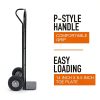 Ironton Steel Pneumatic Hand Truck Dolly 600lb Capacity 10in Wheels-1