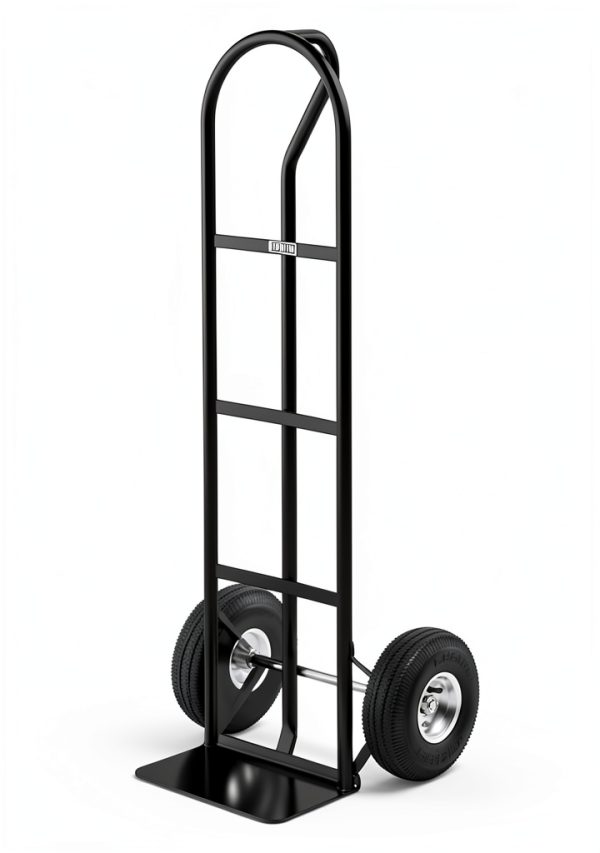 Ironton Steel Pneumatic Hand Truck Dolly 600lb Capacity 10in Wheels-6